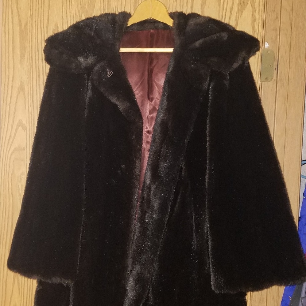 Black Fur coat